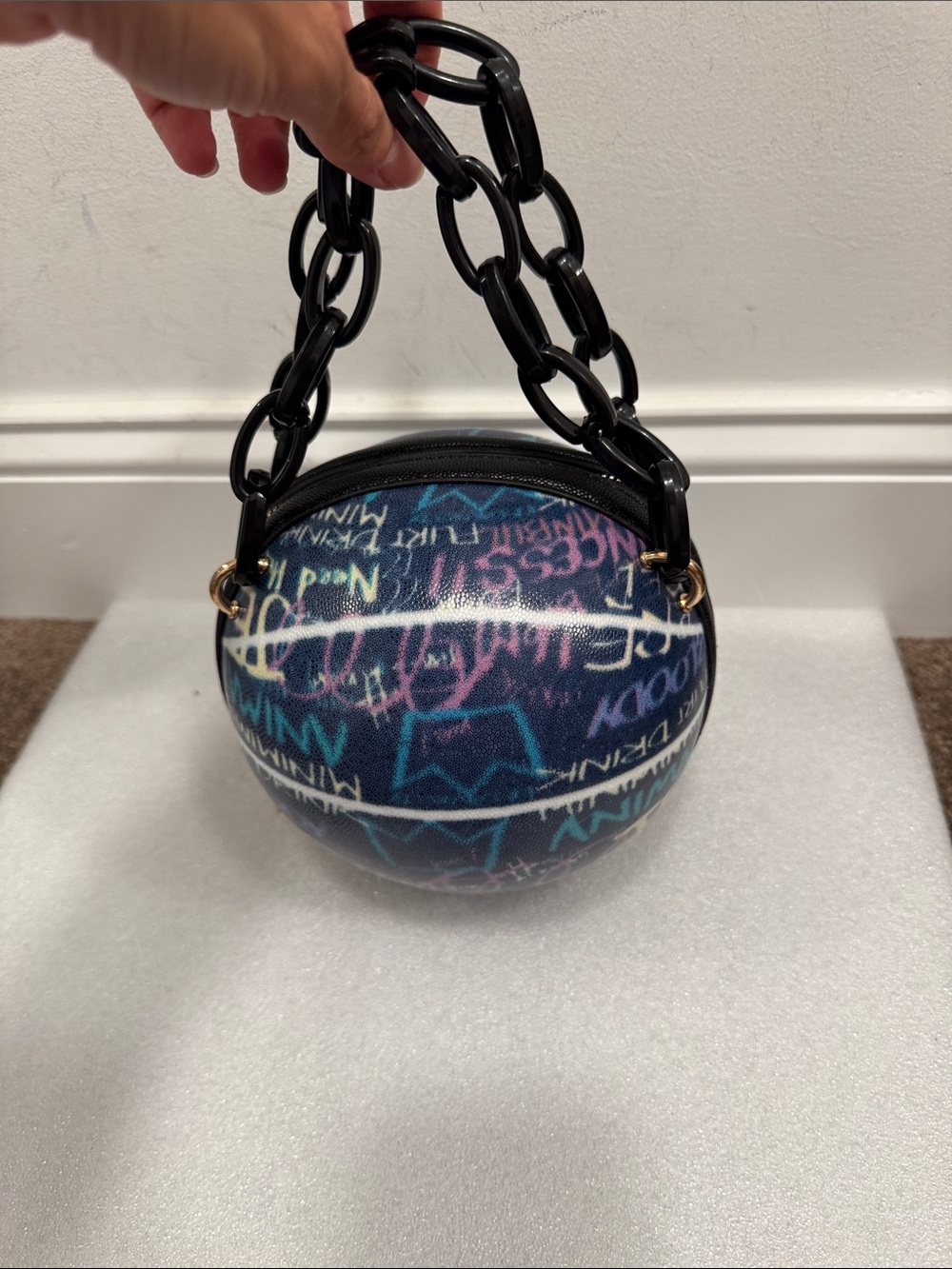 Graffiti basketball unbranded handbag purse